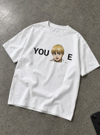 You Armin E – White Tee – flat-lay | Meme Tees